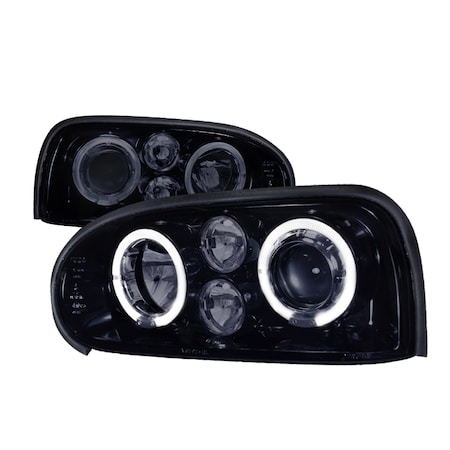 Spec-D Tuning 93-98 Volkswagen Golf Halo Projector Headlight LHP-GLF92G-TM